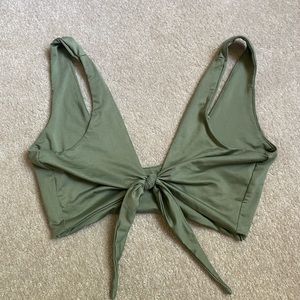 Green Bikini Top